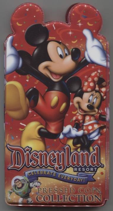 Disneyland Resort Walt Disney penny coin PRESSED COLLECTION CASE book NEW  2022